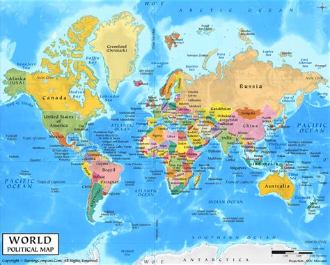 World Map Outline With Countries | bbugs.org.au
