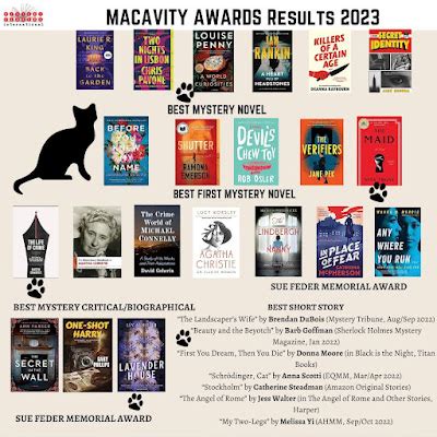 The Macavity Award Winners 2023 – Deadly Pleasures