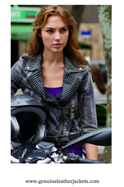 Gal Gadot Fast And Furious 9 Studded Jacket | GLJ | Gal gadot, Gal gadot wonder woman, Gal