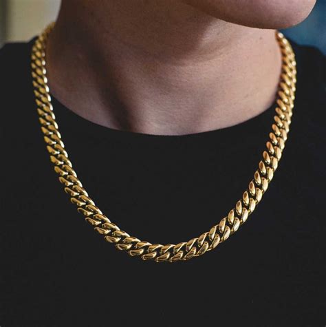 Gold Cuban Link Chain 8mm