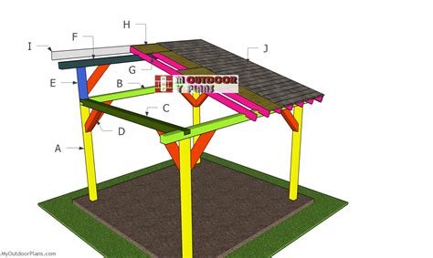 12x12 Pavilion Roof Plans | MyOutdoorPlans | Free Woodworking Plans and Projects, DIY Shed ...