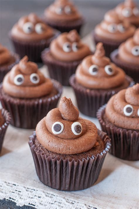 Gluten Free "Poopcakes" Poop Emoji Cupcakes - Allergy Free Alaska