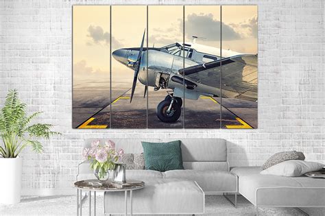 Airplane Canvas Wall Art Aviation Print Aircraft Art Print | Etsy