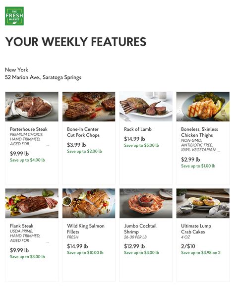 The Fresh Market Weekly Specials Sep 4 – Sep 10, 2019