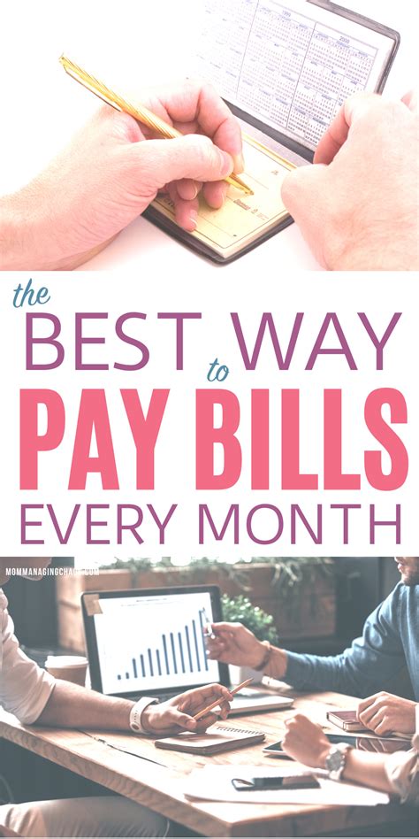 The Best Way to Pay Bills Every Month | Paying bills, Bills, Organizing monthly bills