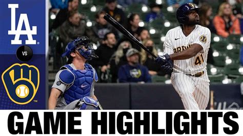 Dodgers vs. Brewers Game Highlights (4/30/21) | MLB Highlights - YouTube