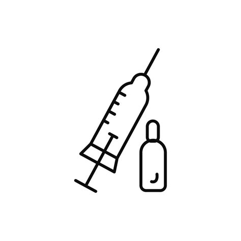 medicine, injection, medical injection icon 21310556 Vector Art at Vecteezy