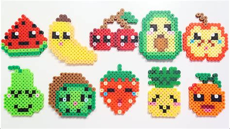 DIY Easy Minecraft Thanksgiving Foods Mini Perler Bead Crafts | eduaspirant.com