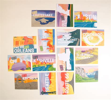 Wish You Were Here Postcards on Behance