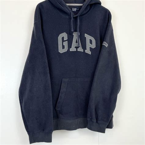 Gap Men's Navy Hoodie | Depop