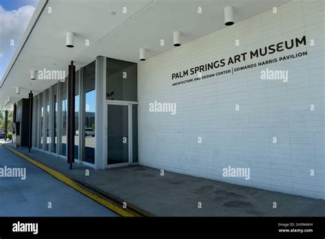 Outside the Palm Springs Art Museum Architecture and Design Center in ...