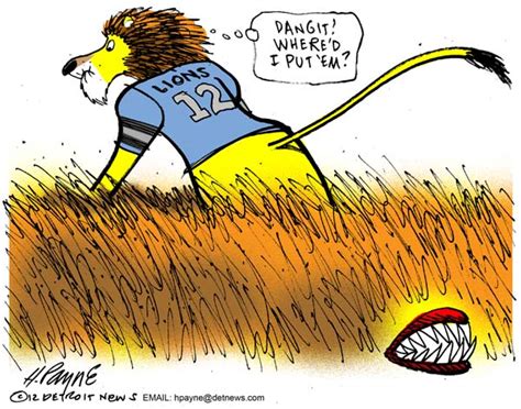 Henry Payne » Editorial Cartoon: Detroit Lions’ Teeth