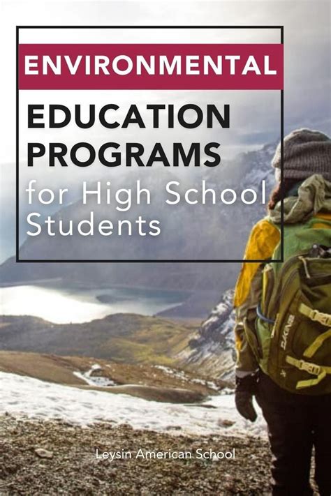 Environmental Education Program for High School Students