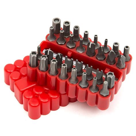 33 Piece Security Bit Set Tamper Proof Torx Hex Star Screwdriver: Amazon.co.uk: DIY & Tools