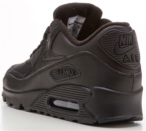 Nike Air Max 90 Leather black trainers 302519 001