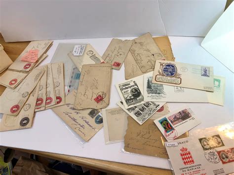 Antique Ephemera Letters and Postage - US Stamps