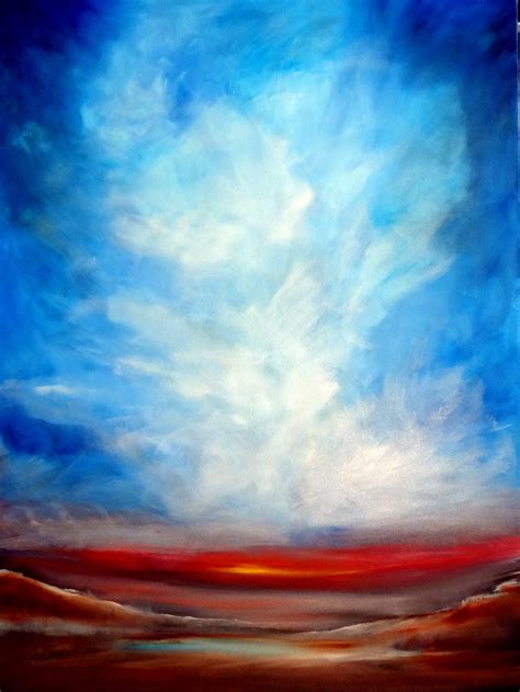 Abstract Sky Painting at PaintingValley.com | Explore collection of Abstract Sky Painting