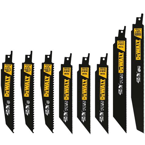 DeWalt 6 in. Bi-Metal Reciprocating Saw Blade Set 6 TPI 8 pk - Ace Hardware