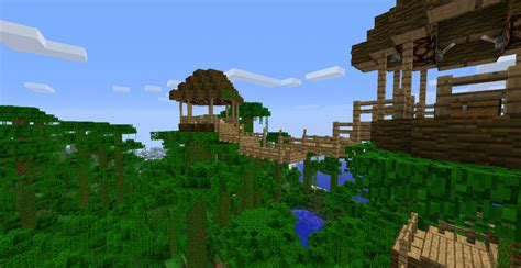 Jungle Huts Minecraft Project