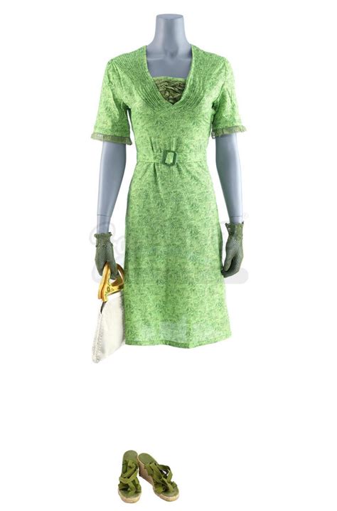 Lot #501 - THE NOTEBOOK (2004) - Allie's (Rachel McAdams) Green Shopping Dress and Accessories