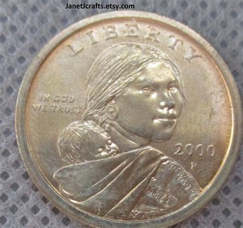 Vintage 2000 P Sacagawea Dollar Cheerios Dollar | Etsy