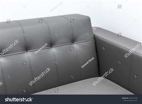 Modern Gray Leather Sofa Corner View Stock Photo 1625474158 | Shutterstock