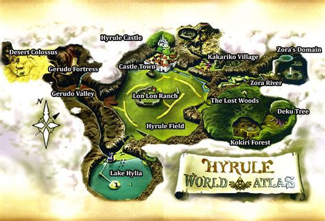 Nintendo Zelda Map