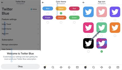 Twitter's $2.99 'Twitter Blue' monthly subscription introduces color themes, custom app icons ...