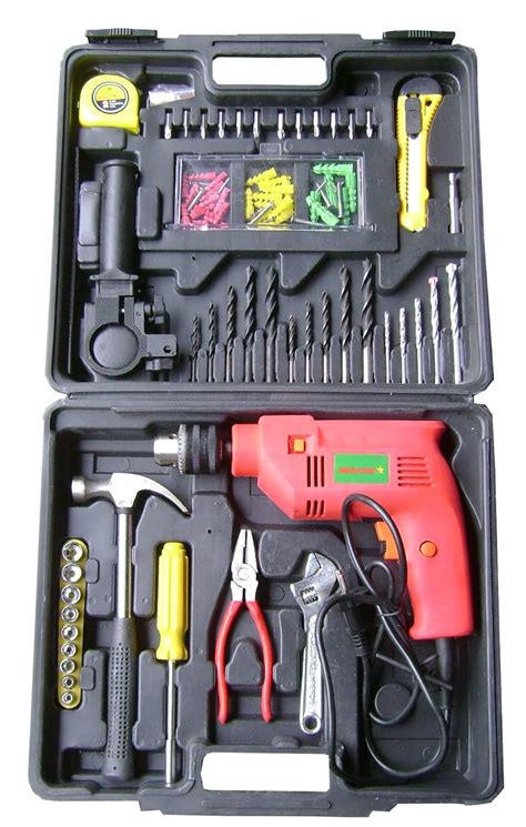 Saleshop365® 100+ Pcs Drill Toolkit With Powerful 13 mm Drill Machine ...