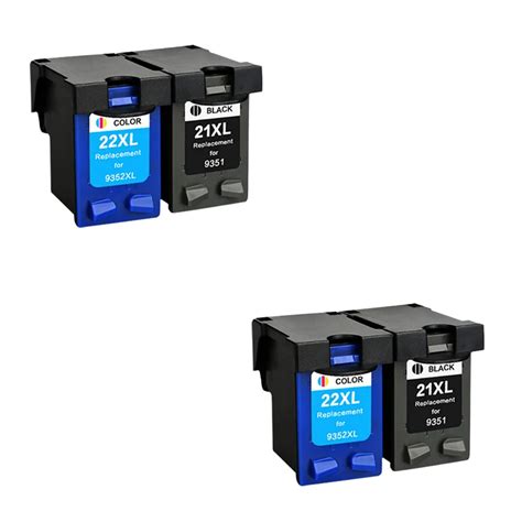 LuoCai Compatible Ink Cartridge For HP 21 22 Deskjet F380 F2280 3910 3915 3918 3920 3930 3938 ...