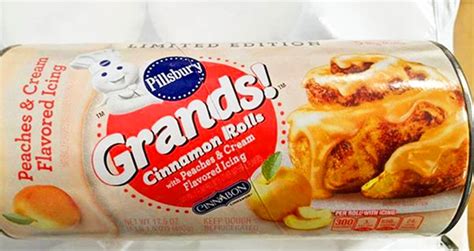 Pillsbury Have Released Cinnamon Rolls With Peaches & Cream Flavored Icing