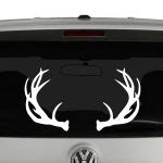 Deer Antlers Hunters Rack Vinyl Decal Sticker