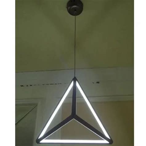 LED Aluminium Triangle Hanging Chandelier Lights at Rs 4000/piece in Vadodara