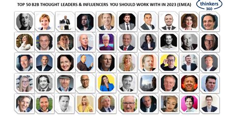 Top 50 B2B Thought Leaders & Influencers You Should Work With In 2023 (EMEA) | Thinkers360