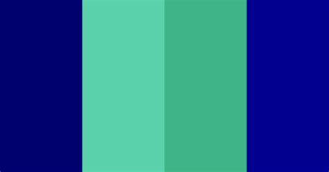 Mint With Dark Blue Color Scheme » Blue » SchemeColor.com