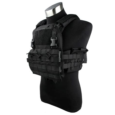 Specwarfare Airsoft. TMC Lightweight Modular Recon Plate Carrier (Black)