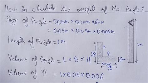 Steel Angle Weight Calculator Formula | Blog Dandk