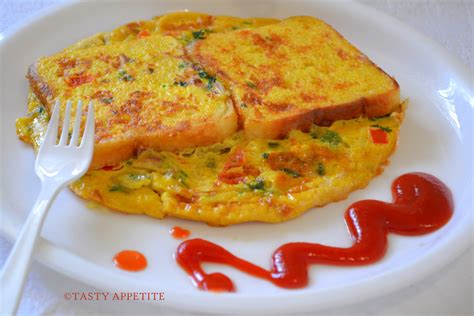 Bread Omelet / Healthy Breakfast Menu / step by step: