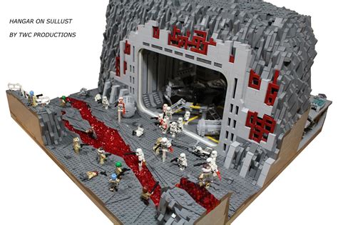 Hangar on Sullust | Lego star wars, Lego craft, Lego projects