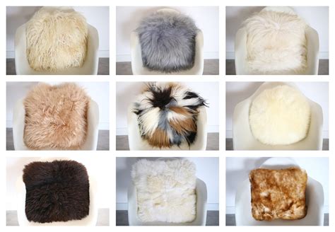 Real Sheepskin Fur Pillow Pillows