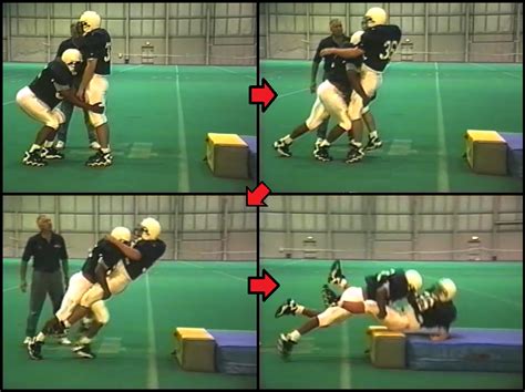 Linebacker Tackle Drills - Fundamental Focus - Football Tutorials