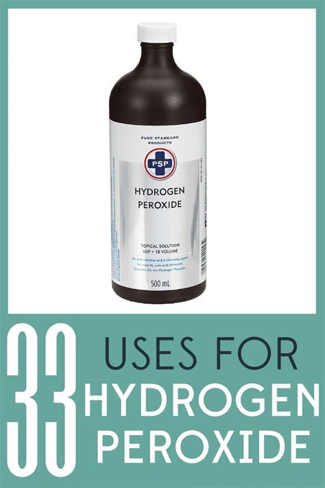 33 Ways You Should Be Using Hydrogen Peroxide | Hydrogen peroxide, Hydrogen peroxide uses ...