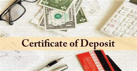 Certificate Of Deposit - Assignment Point