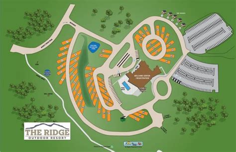 Map - The Ridge Outdoor Resort | Rv parks and campgrounds, Best ...