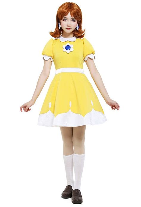 Daisy Costume - Mario Tennis N64 Daisy Cosplay | Dress for Sale | Daisy costume, Princess ...