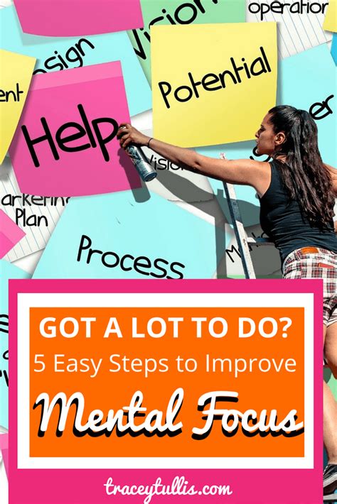 Got A Lot to do? 5 Easy Steps to Improve Mental Focus