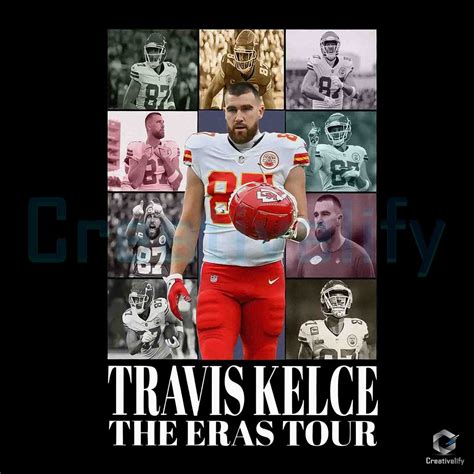 The Eras Tour Kansas City PNG Travis Kelce Football File - CreativeLify