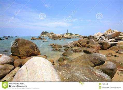 Ke Ga Lighthouse in Phan Thiet Region, Vietnam Stock Image - Image of caution, nautical: 77581003