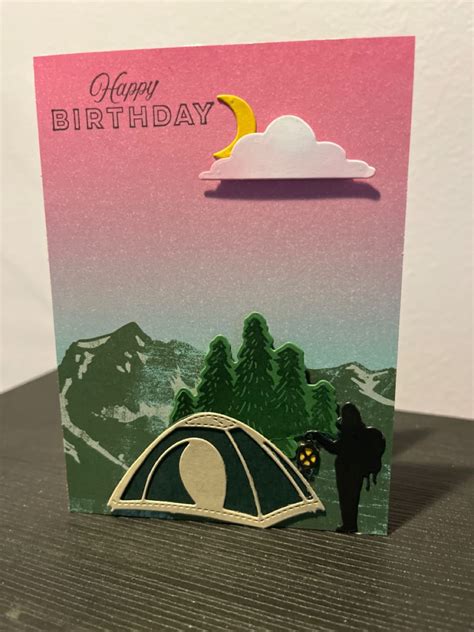 Birthday Cards, Happy Birthday, Scenic, Mountain, Journey, Camping ...