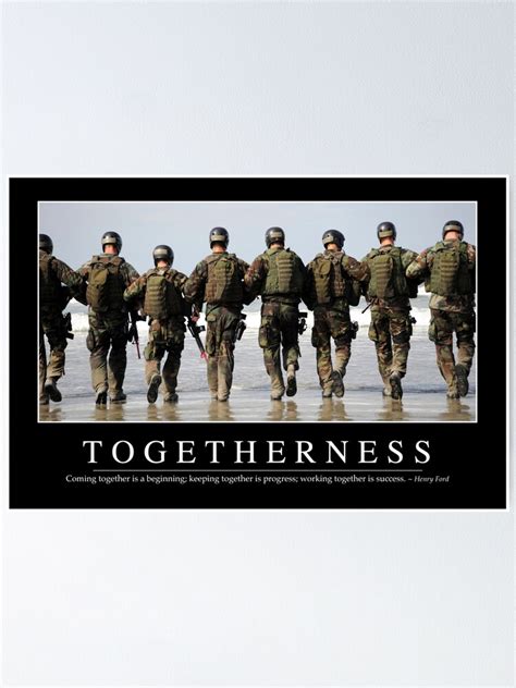 "Togetherness: Inspirational Quote and Motivational Poster" Poster for Sale by StocktrekImages ...